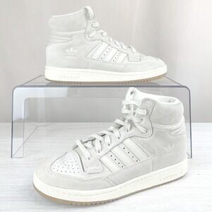 ADIDAS|Mens(8)‎ Womens(9.5)High Tops Centennial 85 White Suede Leather Sneaker
